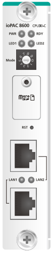 Головной модуль ioPAC 8600-CPU10-RJ45-C-T